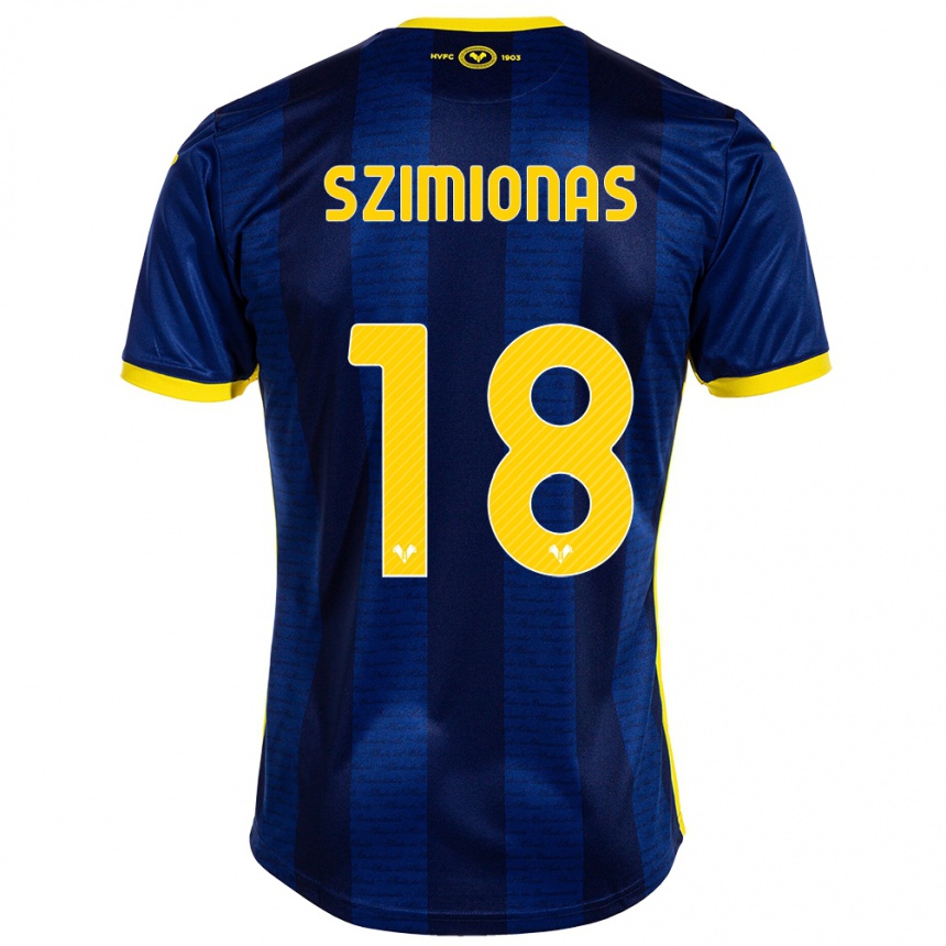 Niño Fútbol Camiseta Luca Szimionas #18 Armada 1ª Equipación 2023/24 México