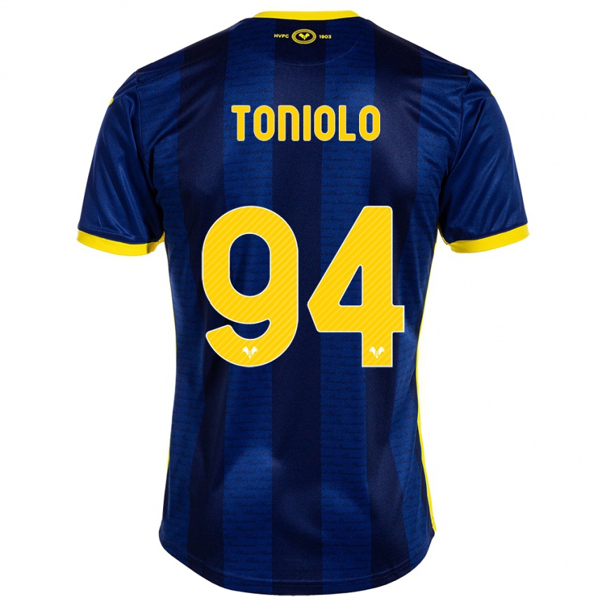 Niño Fútbol Camiseta Giacomo Toniolo #94 Armada 1ª Equipación 2023/24 México