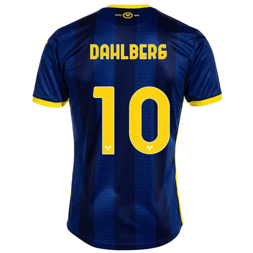 Niño Fútbol Camiseta Jonna Dahlberg #10 Armada 1ª Equipación 2023/24 México