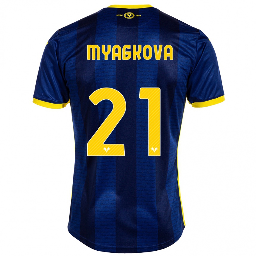 Niño Fútbol Camiseta Alina Myagkova #21 Armada 1ª Equipación 2023/24 México