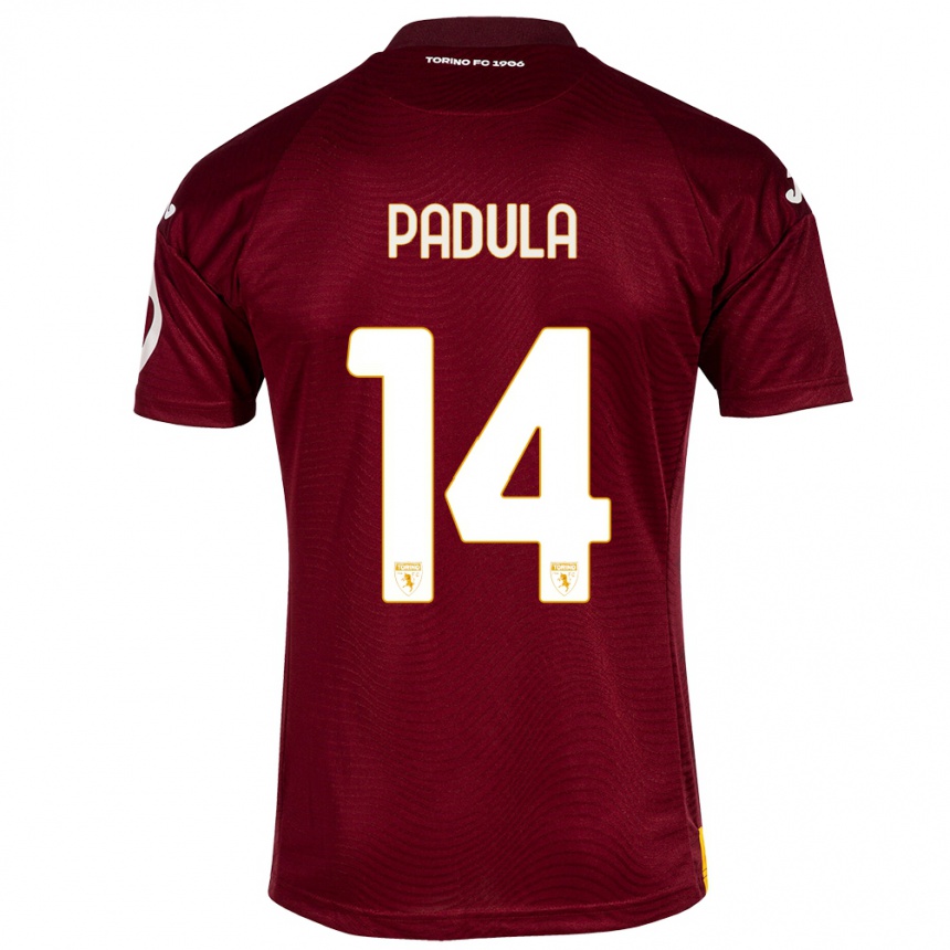 Niño Fútbol Camiseta Cristian Padula #14 Rojo Oscuro 1ª Equipación 2023/24 México