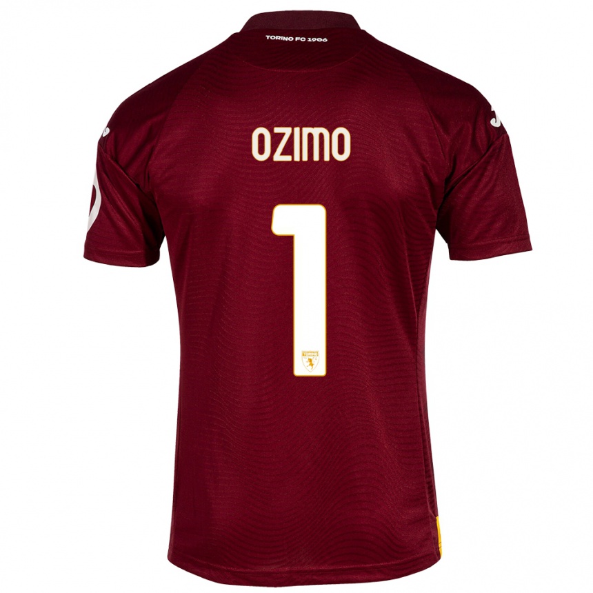 Niño Fútbol Camiseta Arianna Ozimo #1 Rojo Oscuro 1ª Equipación 2023/24 México