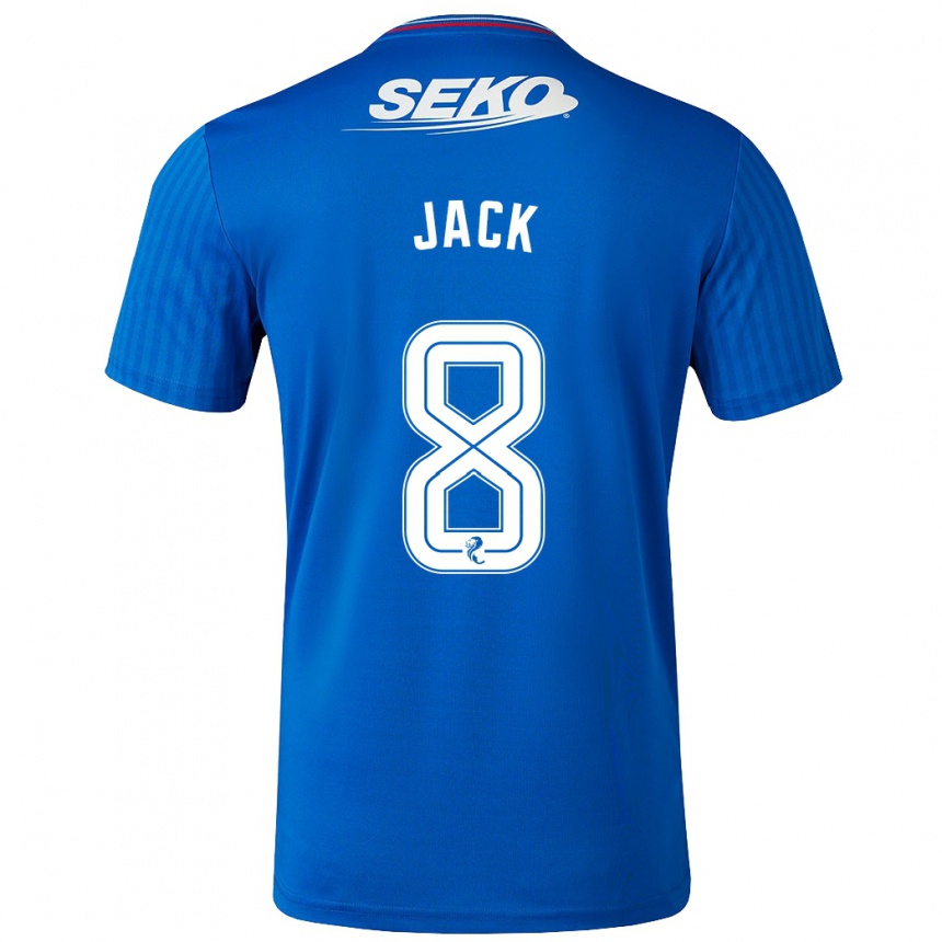 Niño Fútbol Camiseta Ryan Jack #8 Azul 1ª Equipación 2023/24 México