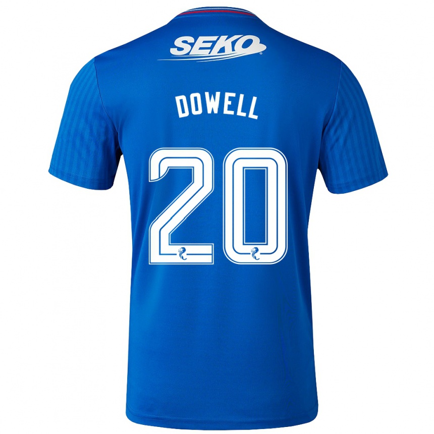 Niño Fútbol Camiseta Kieran Dowell #20 Azul 1ª Equipación 2023/24 México