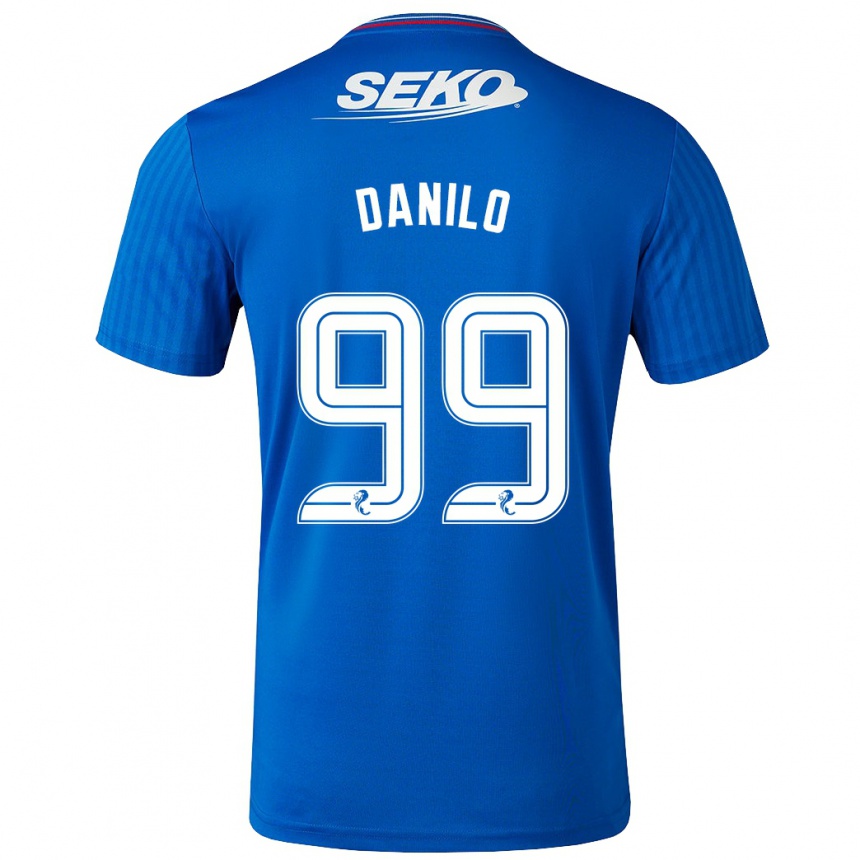 Niño Fútbol Camiseta Danilo #99 Azul 1ª Equipación 2023/24 México