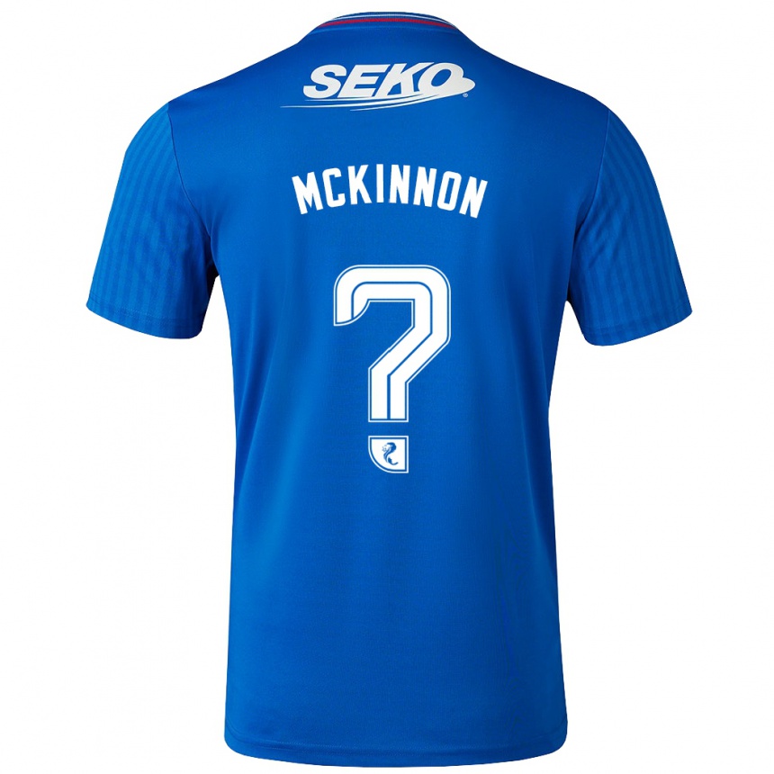 Niño Fútbol Camiseta Cole Mckinnon #0 Azul 1ª Equipación 2023/24 México