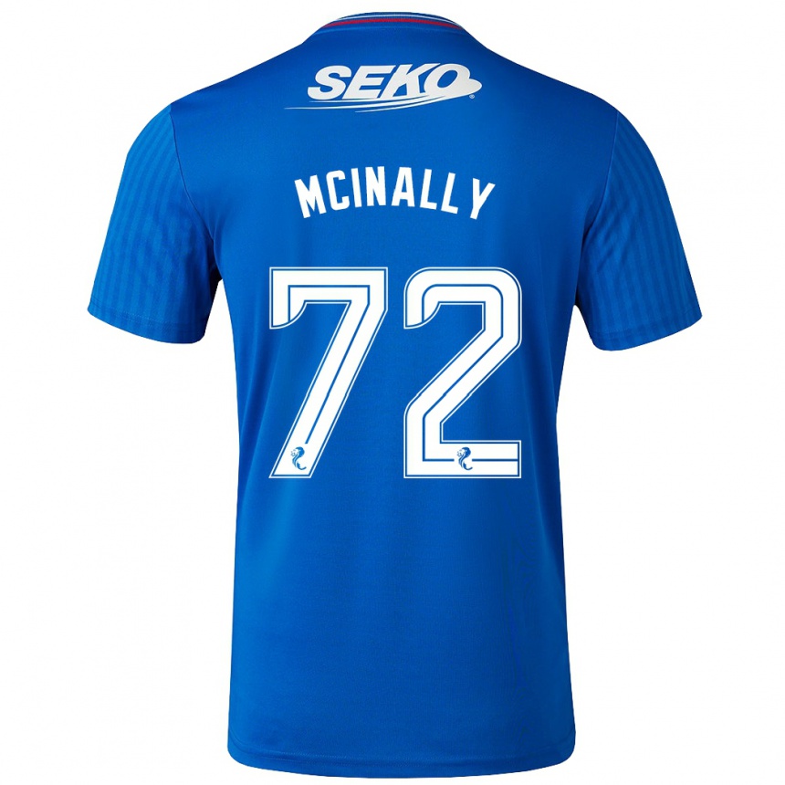 Niño Fútbol Camiseta Darren Mcinally #72 Azul 1ª Equipación 2023/24 México