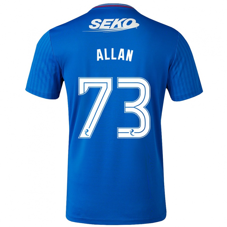 Niño Fútbol Camiseta Connor Allan #73 Azul 1ª Equipación 2023/24 México