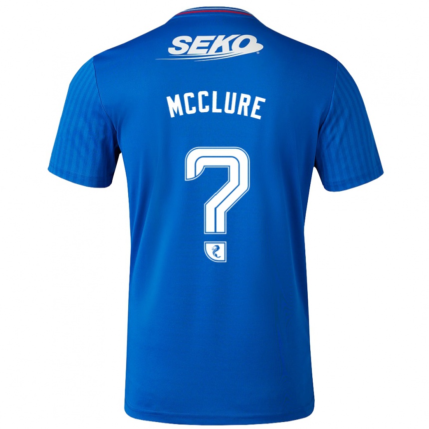 Niño Fútbol Camiseta Blaine Mcclure #0 Azul 1ª Equipación 2023/24 México