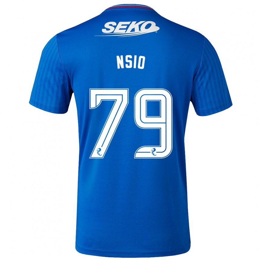 Niño Fútbol Camiseta Paul Nsio #79 Azul 1ª Equipación 2023/24 México