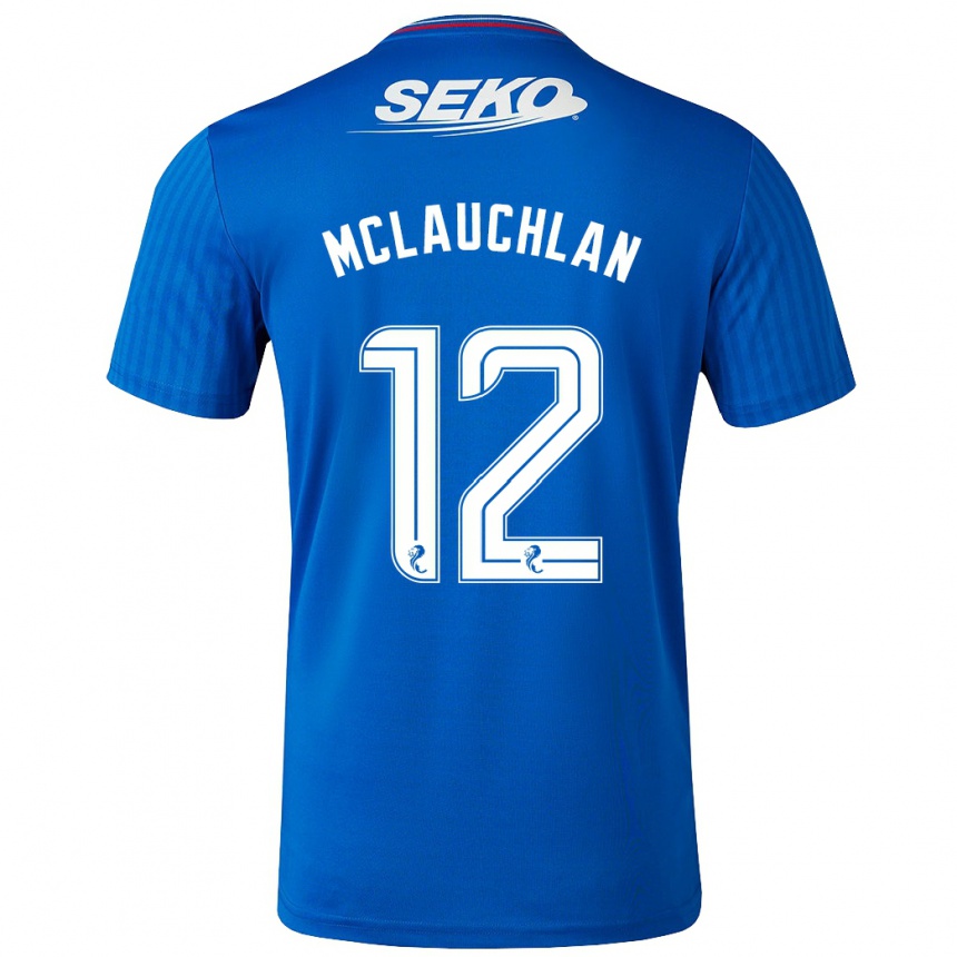 Niño Fútbol Camiseta Rachel Mclauchlan #12 Azul 1ª Equipación 2023/24 México