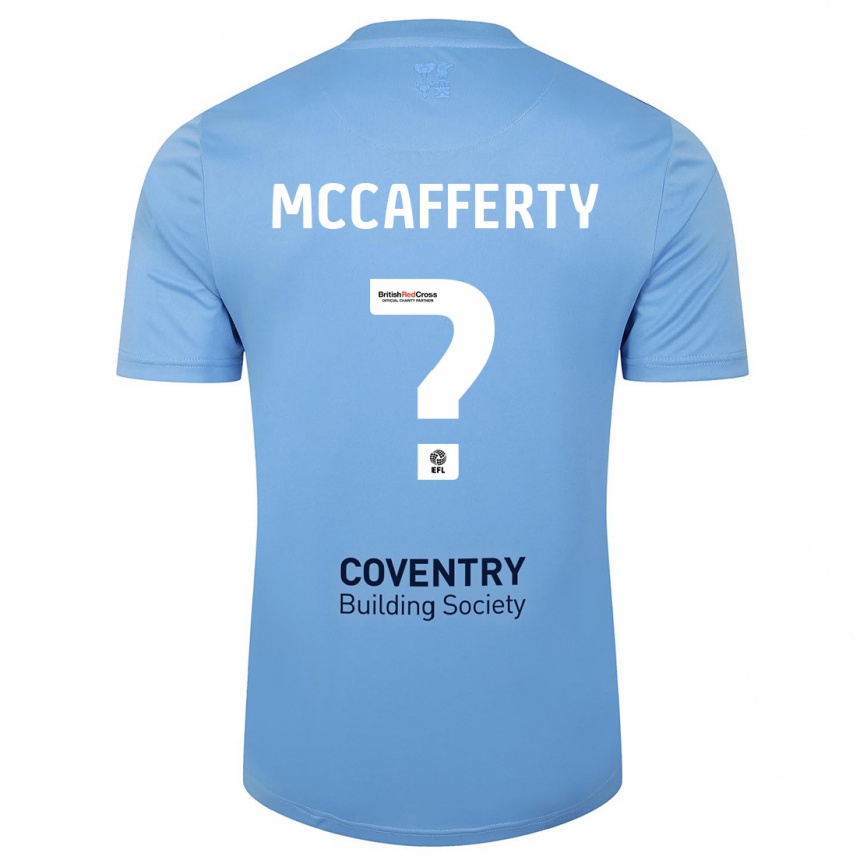 Niño Fútbol Camiseta Lewys Mccafferty #0 Cielo Azul 1ª Equipación 2023/24 México