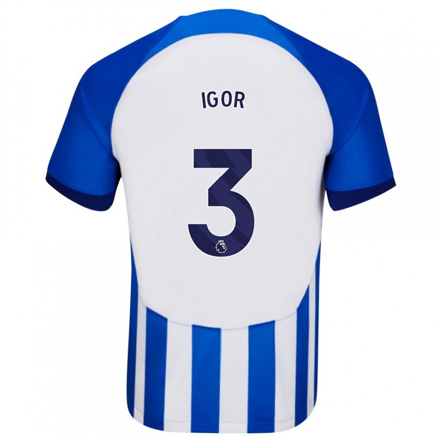 Niño Fútbol Camiseta Igor #3 Azul 1ª Equipación 2023/24 México