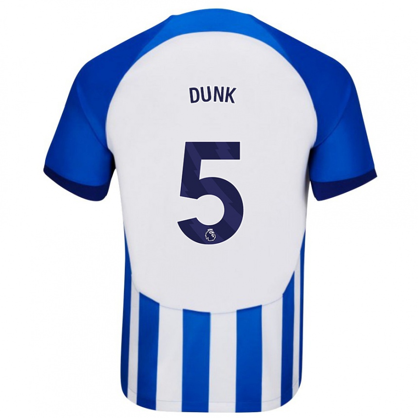 Niño Fútbol Camiseta Lewis Dunk #5 Azul 1ª Equipación 2023/24 México