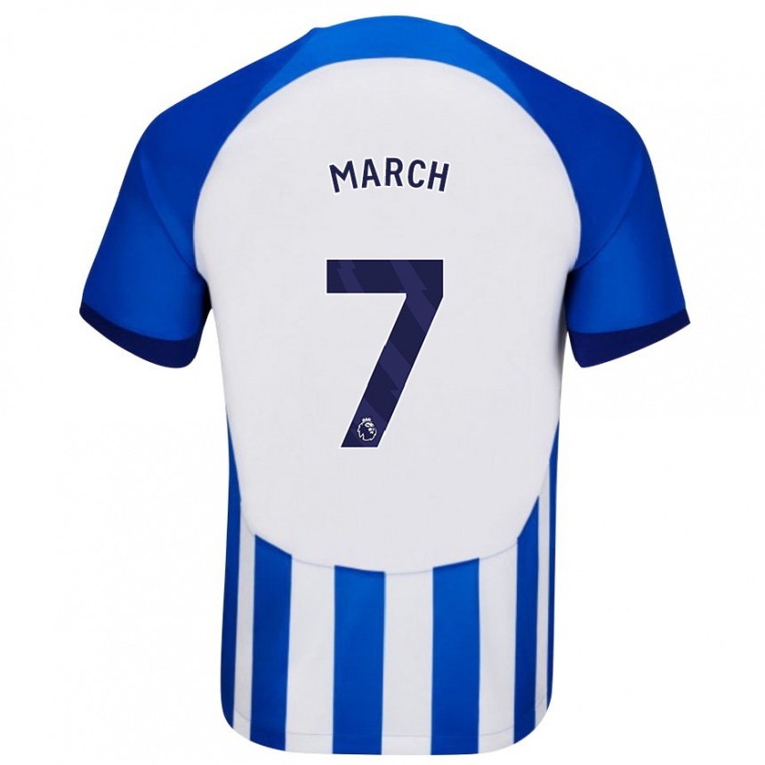 Niño Fútbol Camiseta Solly March #7 Azul 1ª Equipación 2023/24 México