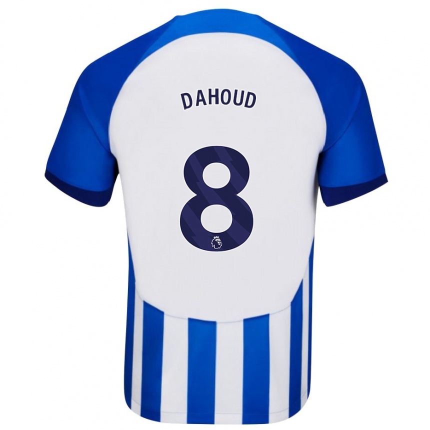 Niño Fútbol Camiseta Mahmoud Dahoud #8 Azul 1ª Equipación 2023/24 México