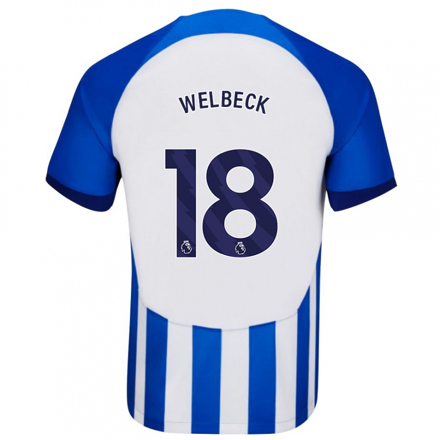 Niño Fútbol Camiseta Danny Welbeck #18 Azul 1ª Equipación 2023/24 México