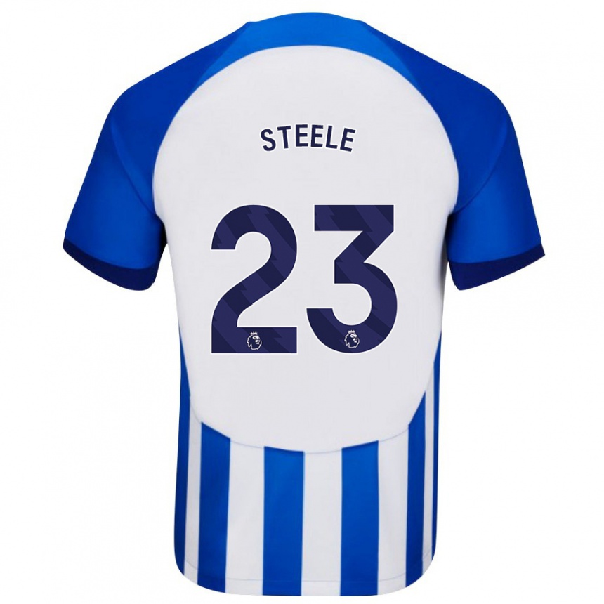 Niño Fútbol Camiseta Jason Steele #23 Azul 1ª Equipación 2023/24 México