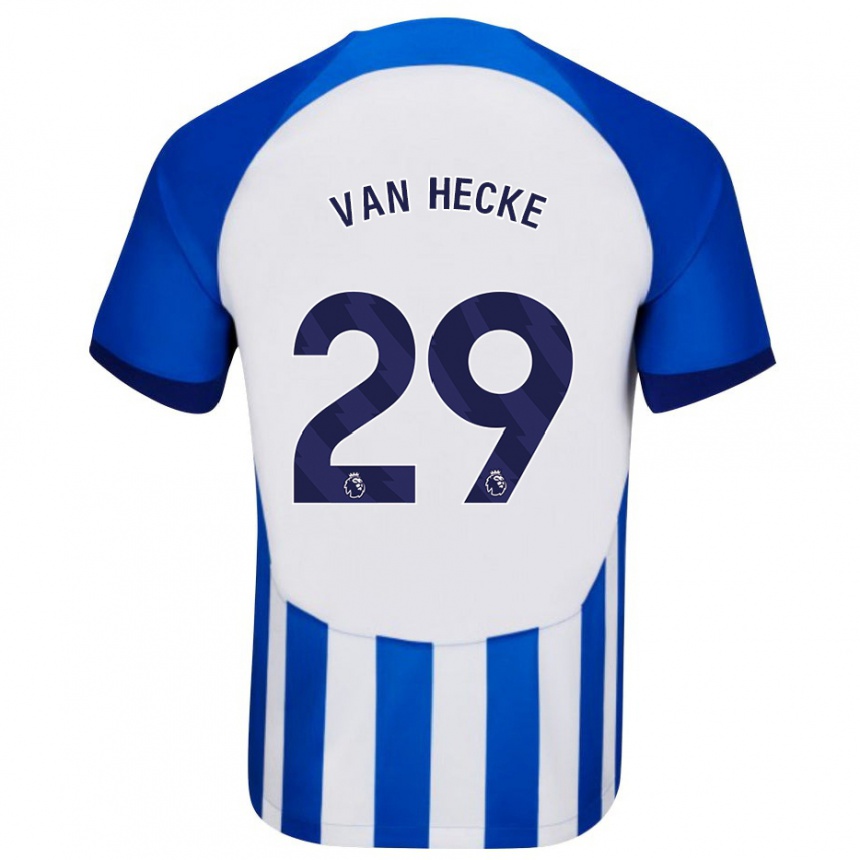 Niño Fútbol Camiseta Jan Paul Van Hecke #29 Azul 1ª Equipación 2023/24 México