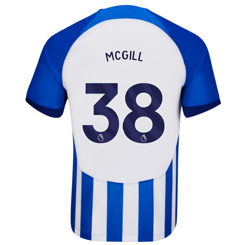 Niño Fútbol Camiseta Tom Mcgill #38 Azul 1ª Equipación 2023/24 México