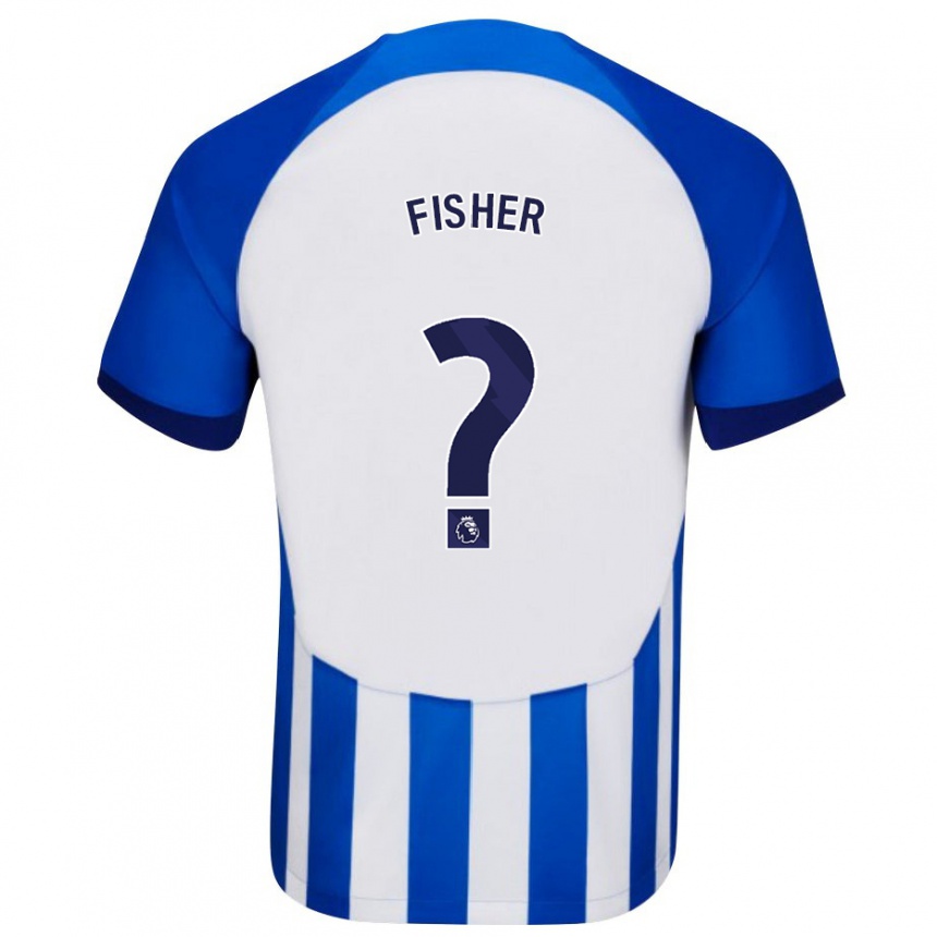 Niño Fútbol Camiseta Hugo Fisher #0 Azul 1ª Equipación 2023/24 México