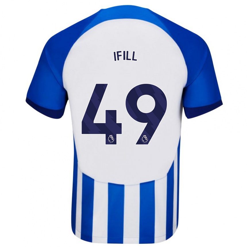 Niño Fútbol Camiseta Marcus Ifill #49 Azul 1ª Equipación 2023/24 México