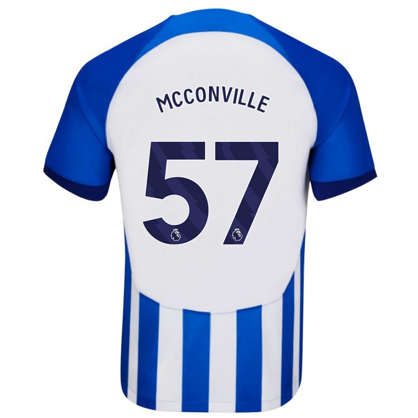 Niño Fútbol Camiseta Ruairi Mcconville #57 Azul 1ª Equipación 2023/24 México