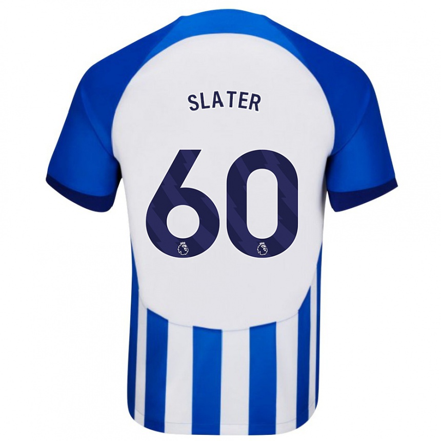 Niño Fútbol Camiseta Jacob Slater #60 Azul 1ª Equipación 2023/24 México