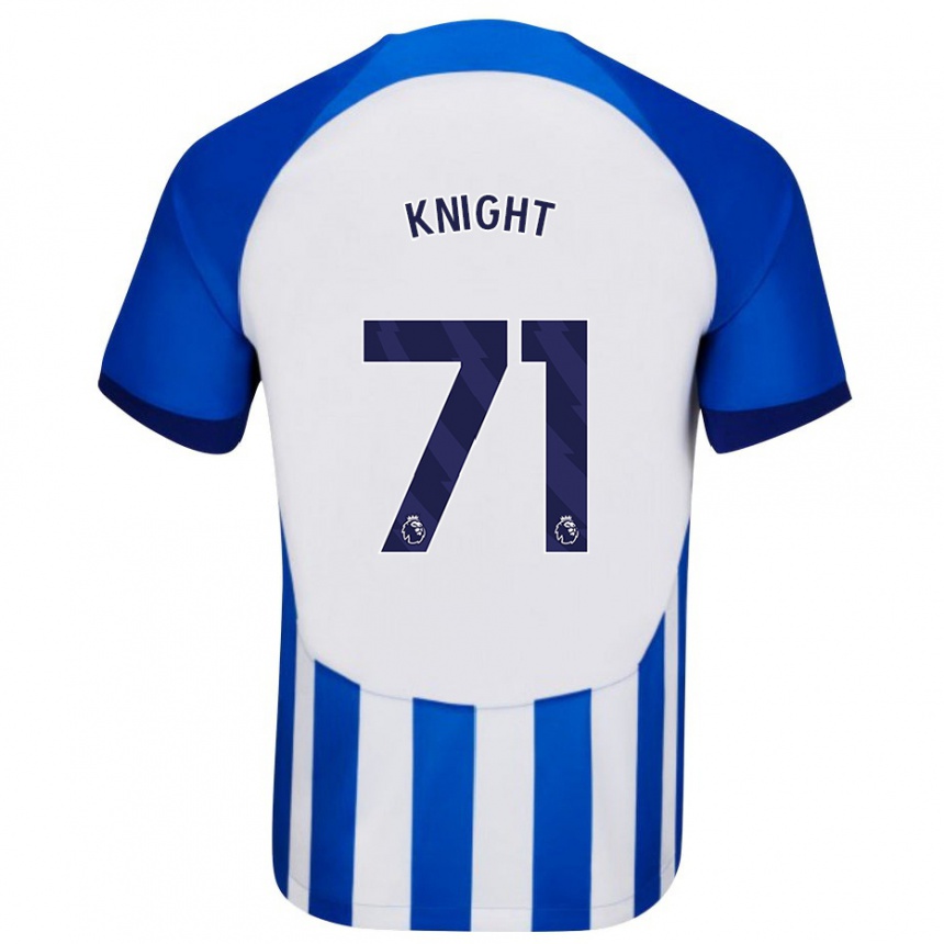 Niño Fútbol Camiseta Joe Knight #71 Azul 1ª Equipación 2023/24 México