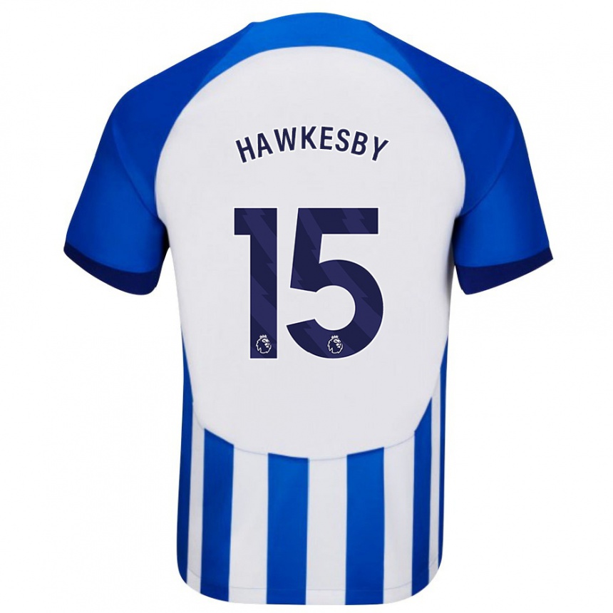 Niño Fútbol Camiseta Mackenzie Hawkesby #15 Azul 1ª Equipación 2023/24 México