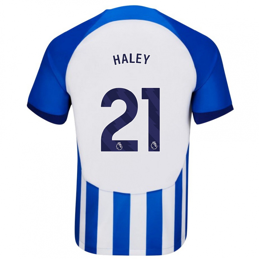 Niño Fútbol Camiseta Madison Haley #21 Azul 1ª Equipación 2023/24 México