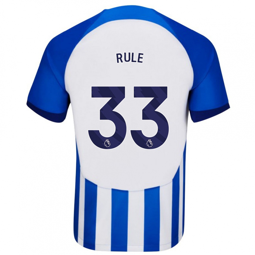 Niño Fútbol Camiseta Charlize Jayde Rule #33 Azul 1ª Equipación 2023/24 México