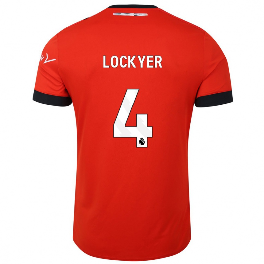 Niño Fútbol Camiseta Tom Lockyer #4 Rojo 1ª Equipación 2023/24 México