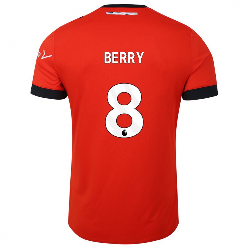 Niño Fútbol Camiseta Luke Berry #8 Rojo 1ª Equipación 2023/24 México