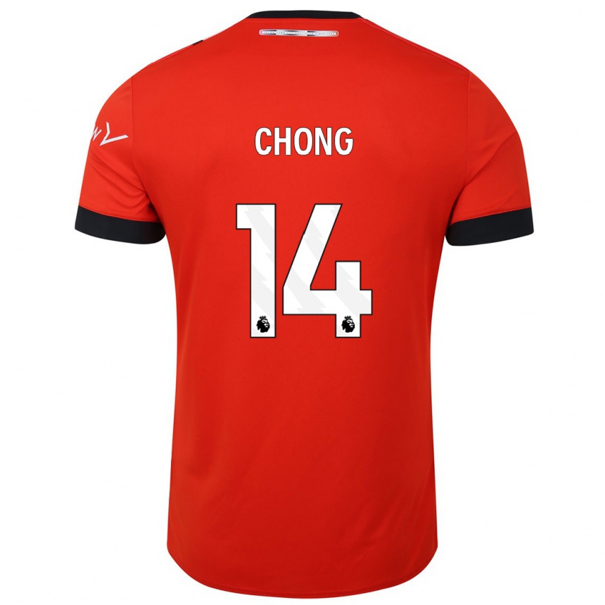 Niño Fútbol Camiseta Tahith Chong #14 Rojo 1ª Equipación 2023/24 México