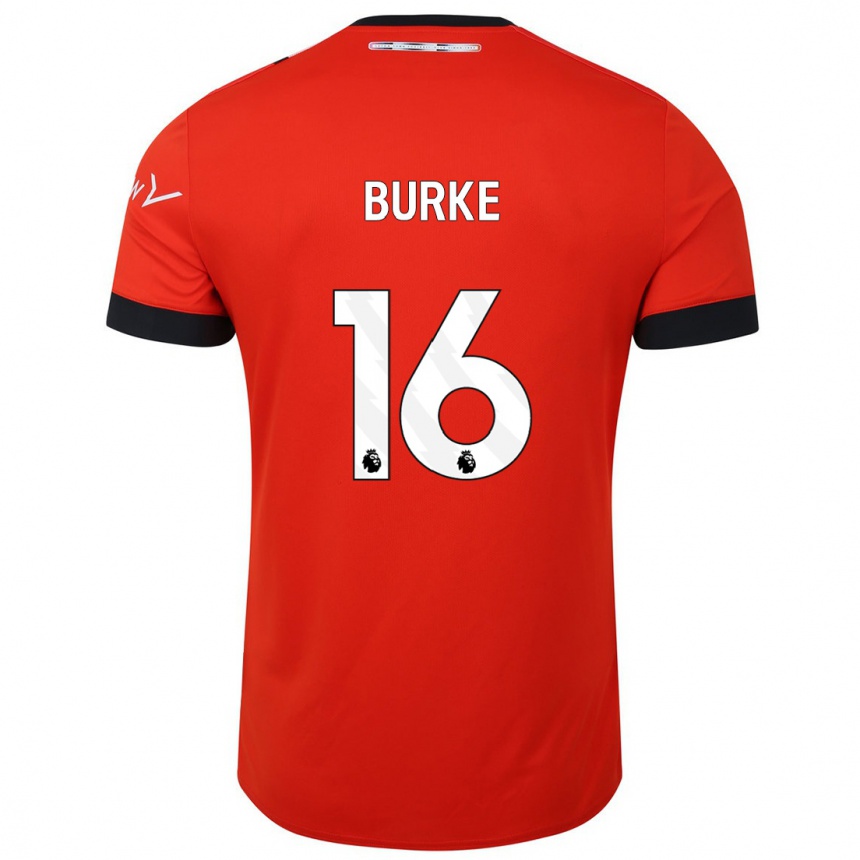 Niño Fútbol Camiseta Reece Burke #16 Rojo 1ª Equipación 2023/24 México