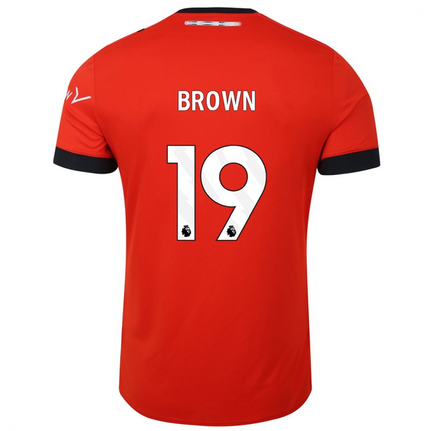 Niño Fútbol Camiseta Jacob Brown #19 Rojo 1ª Equipación 2023/24 México