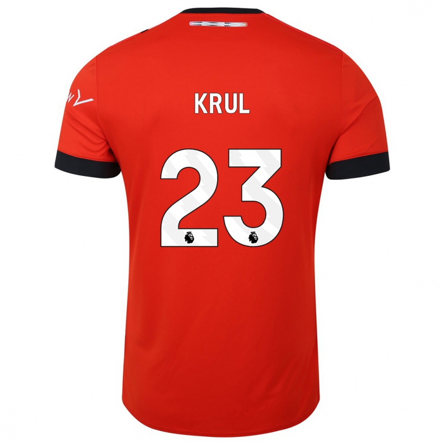 Niño Fútbol Camiseta Tim Krul #23 Rojo 1ª Equipación 2023/24 México