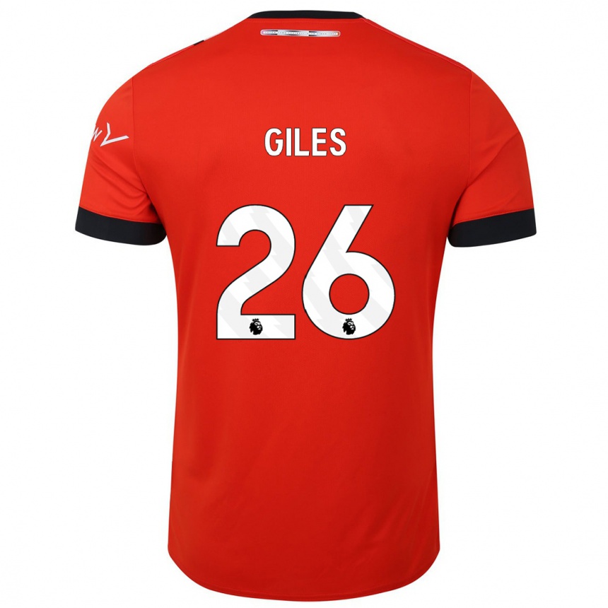 Niño Fútbol Camiseta Ryan Giles #26 Rojo 1ª Equipación 2023/24 México