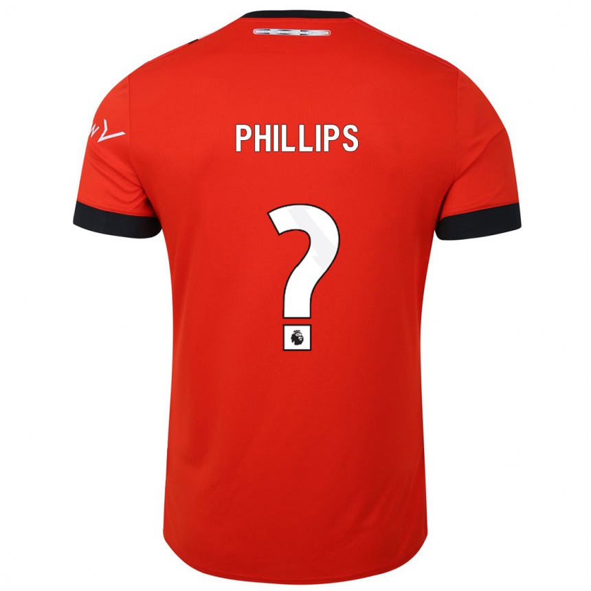 Niño Fútbol Camiseta Josh Phillips #0 Rojo 1ª Equipación 2023/24 México