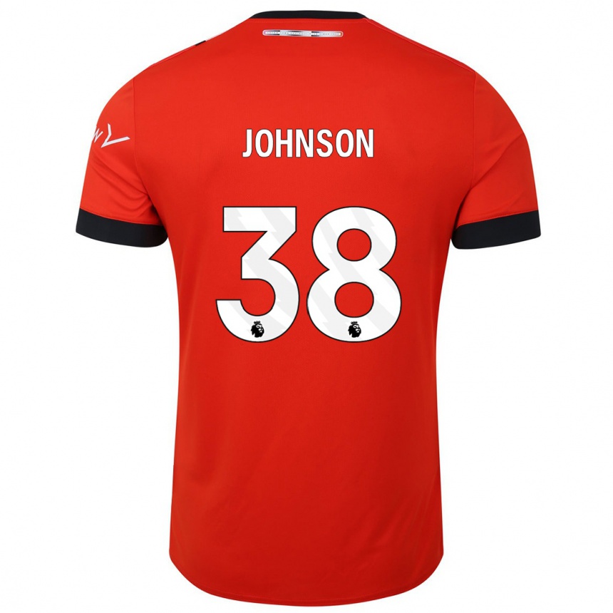 Niño Fútbol Camiseta Joe Johnson #38 Rojo 1ª Equipación 2023/24 México