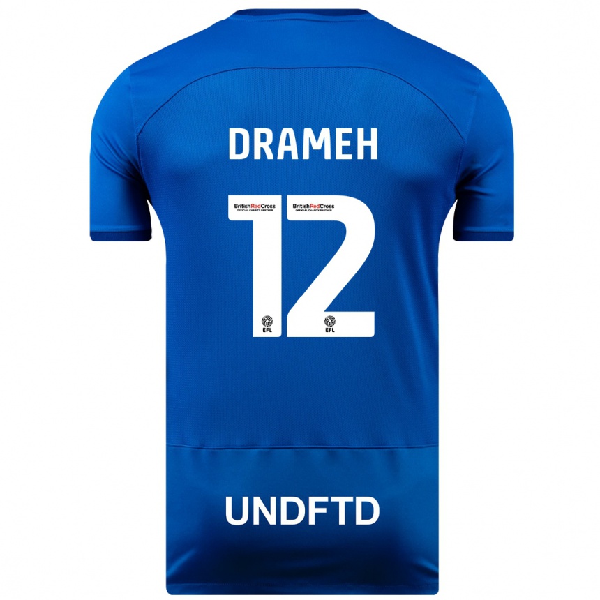 Niño Fútbol Camiseta Cody Drameh #12 Azul 1ª Equipación 2023/24 México