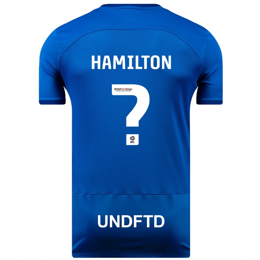 Niño Fútbol Camiseta Harley Hamilton #0 Azul 1ª Equipación 2023/24 México