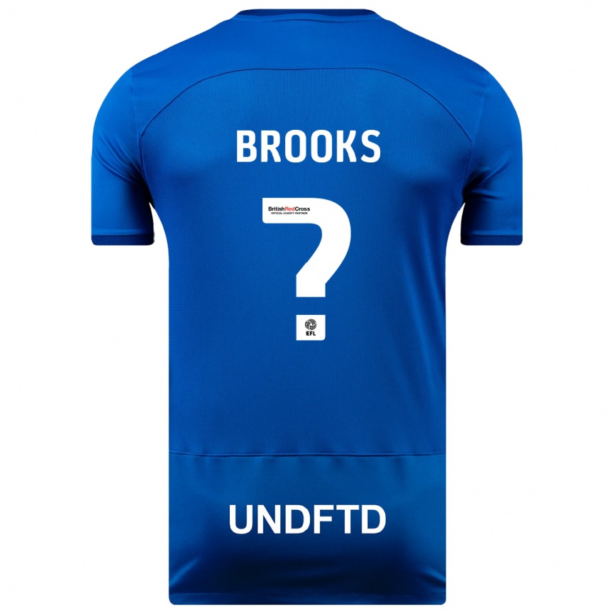 Niño Fútbol Camiseta Kobi Brooks #0 Azul 1ª Equipación 2023/24 México