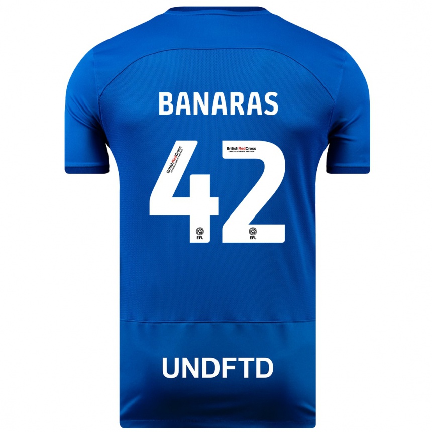 Niño Fútbol Camiseta Layla Banaras #42 Azul 1ª Equipación 2023/24 México