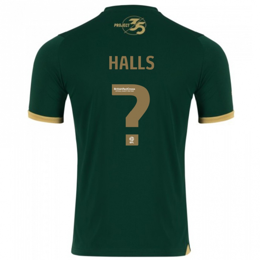 Niño Fútbol Camiseta Oscar Halls #0 Verde 1ª Equipación 2023/24 México