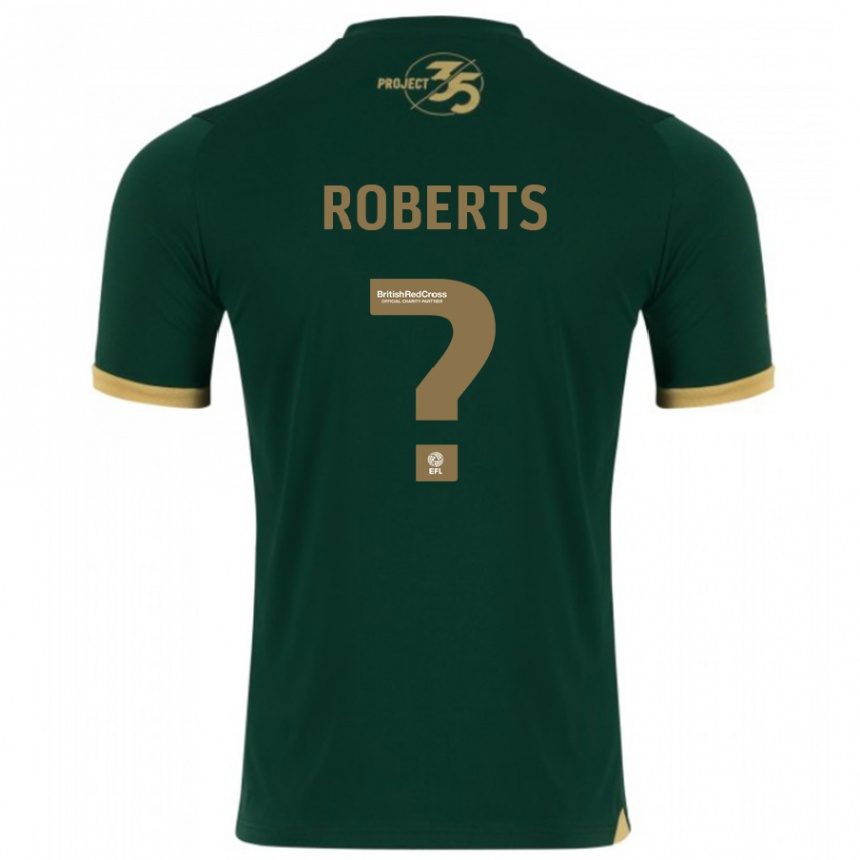 Niño Fútbol Camiseta Caleb Roberts #0 Verde 1ª Equipación 2023/24 México