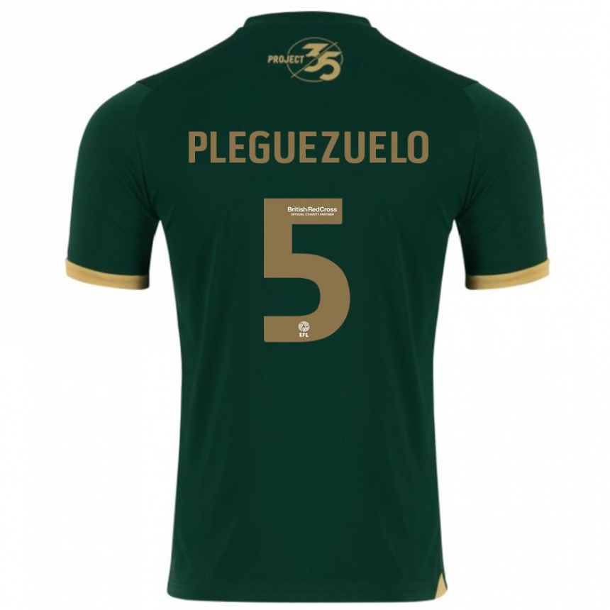 Niño Fútbol Camiseta Julio Pleguezuelo #5 Verde 1ª Equipación 2023/24 México