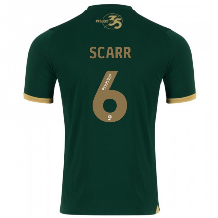 Niño Fútbol Camiseta Dan Scarr #6 Verde 1ª Equipación 2023/24 México