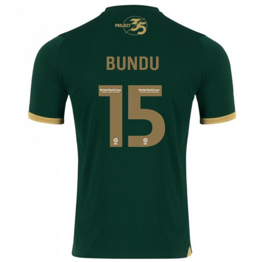 Niño Fútbol Camiseta Mustapha Bundu #15 Verde 1ª Equipación 2023/24 México